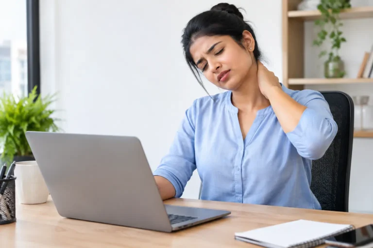 7 Practical Ways to Ease Neck Pain From Desk Work